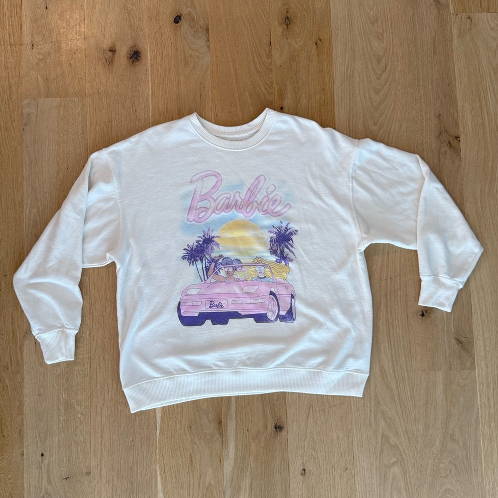 Hollister Oversized Barbie Graphic Crewneck